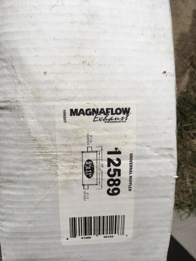 Magnaflow exhaust. Universal muffler