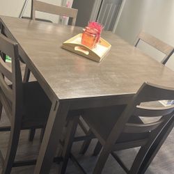 Dinning Room Table Set With 4 Chairs