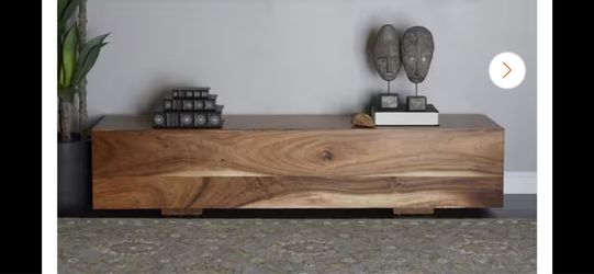 BROWN BLOCK BENCH with Elevated Base 15 in.X 71 in. X 16 in.