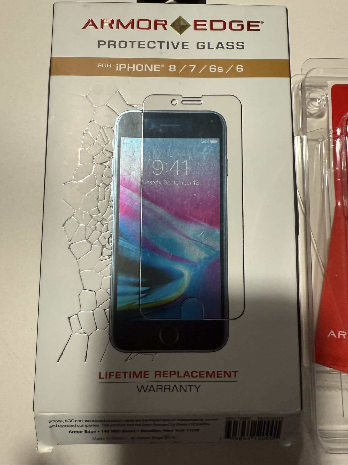 New Armor Edge Protective Glass iPhone 8/7/6
