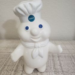 1988 Ceramic Pillsbury Dough Boy Utensil Holder