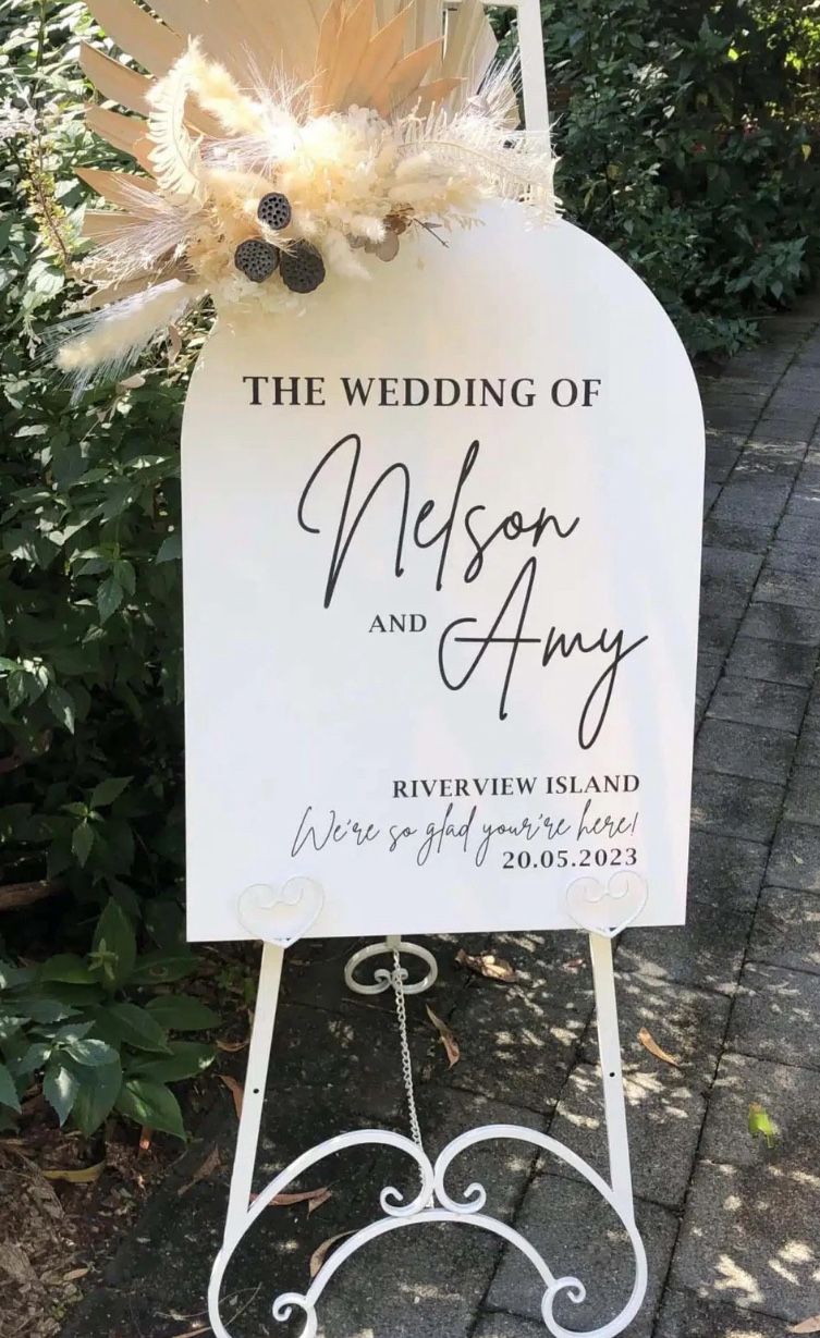 Acrylic Welcome Sign