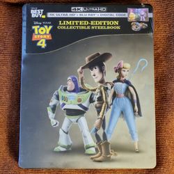 NEW Toy Story 4 Steelbook Limited Edition Best Buy Exclusive 4K UHD Bluray Digital