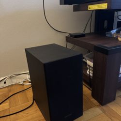 Samsung 2.1 Channel Soundbar with Wireless Subwoofer - $65
