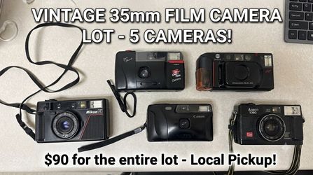 Vintage camera lot