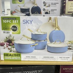 Sky Cookware 10pc set ceramic nonstick