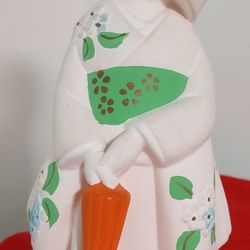 Vintage Japanese Porcelain Bisque Hakata Doll/figurine Toto Japan