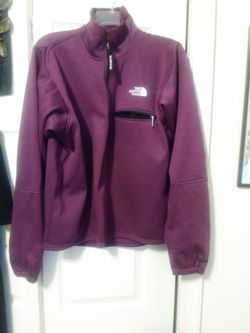 Purple mens North Face hoodie Sz medium