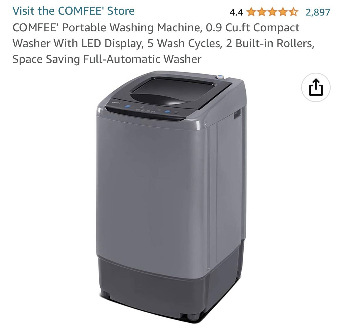 Comfee Portable Washing Machine And Panda Portable Dryer for Sale in Los  Angeles, CA - OfferUp