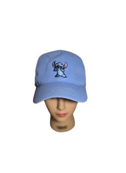 Disney Lilo and Stitch Adjustable Hat one size fits all Stitch Embroidered 