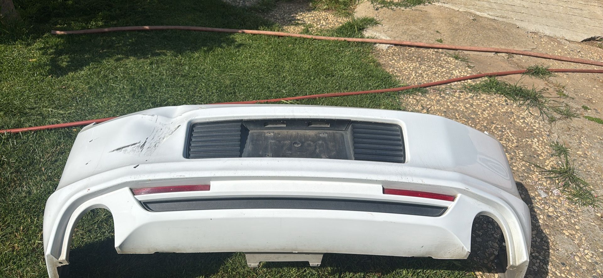 Ford Mustang 5.0 Rear White Bumper