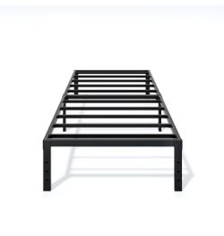 Twin bed mattress with bed frame