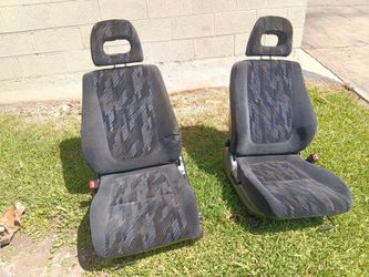 Acura Integra GSR blue confetti seats oem