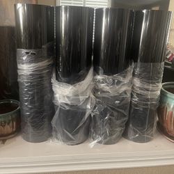 I Have Four Rolls Of HTV VINYL  For Sale Colors Black For T-Shirts Price $130 