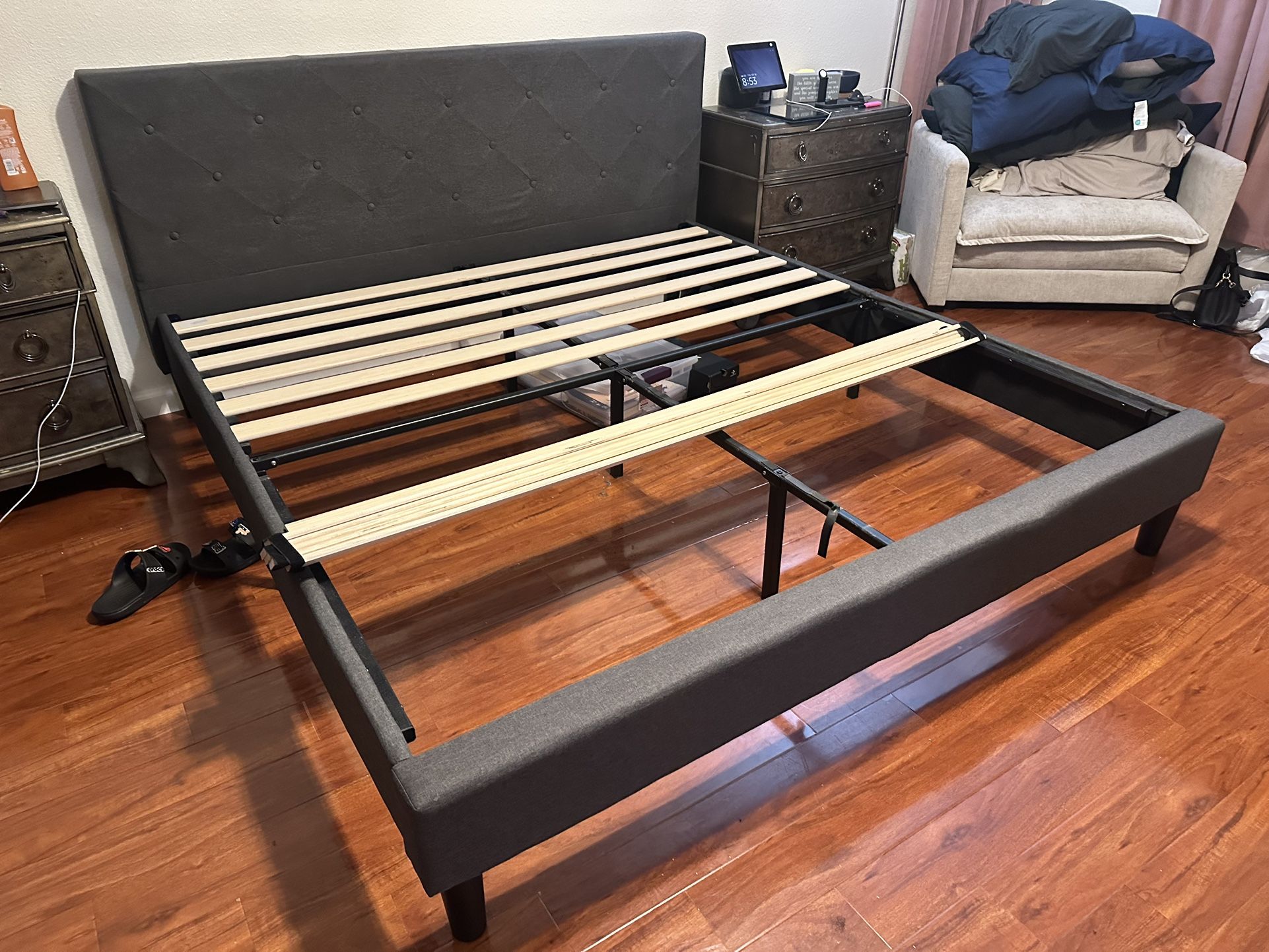 King size bed frame