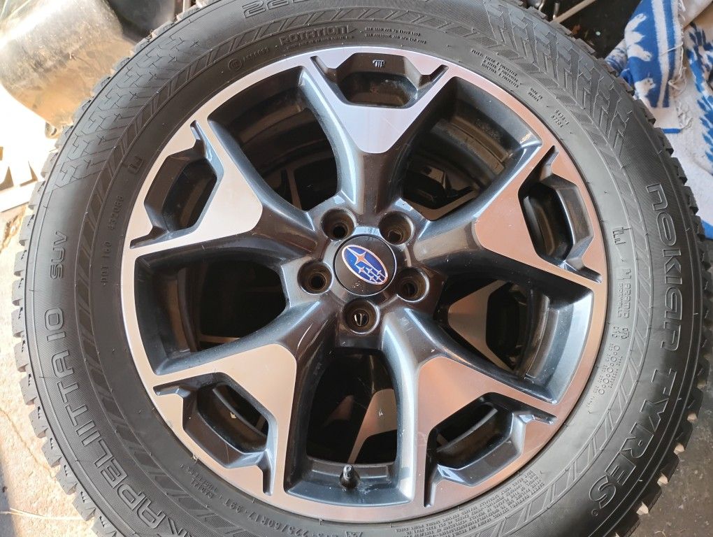 2017 Subaru Wheels And Tires 5x100 , 225 60 R17