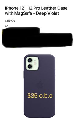 iPhone 12 Leather case With Magsafe