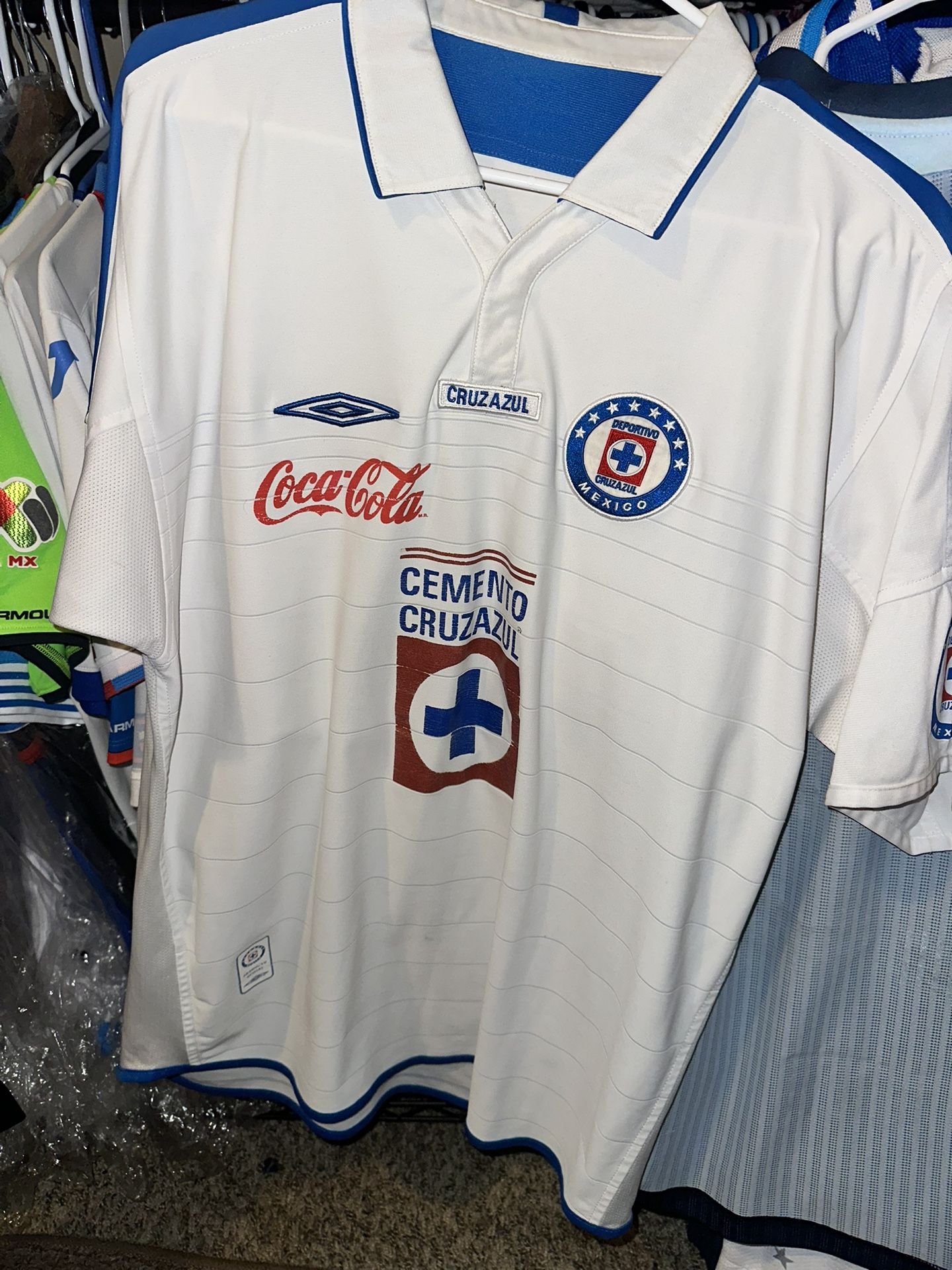 2003/04 - Deportivo Cruz Azul (Vintage Jersey)$20 Sz:L