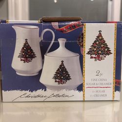Christmas Collection Sugar & Creamer