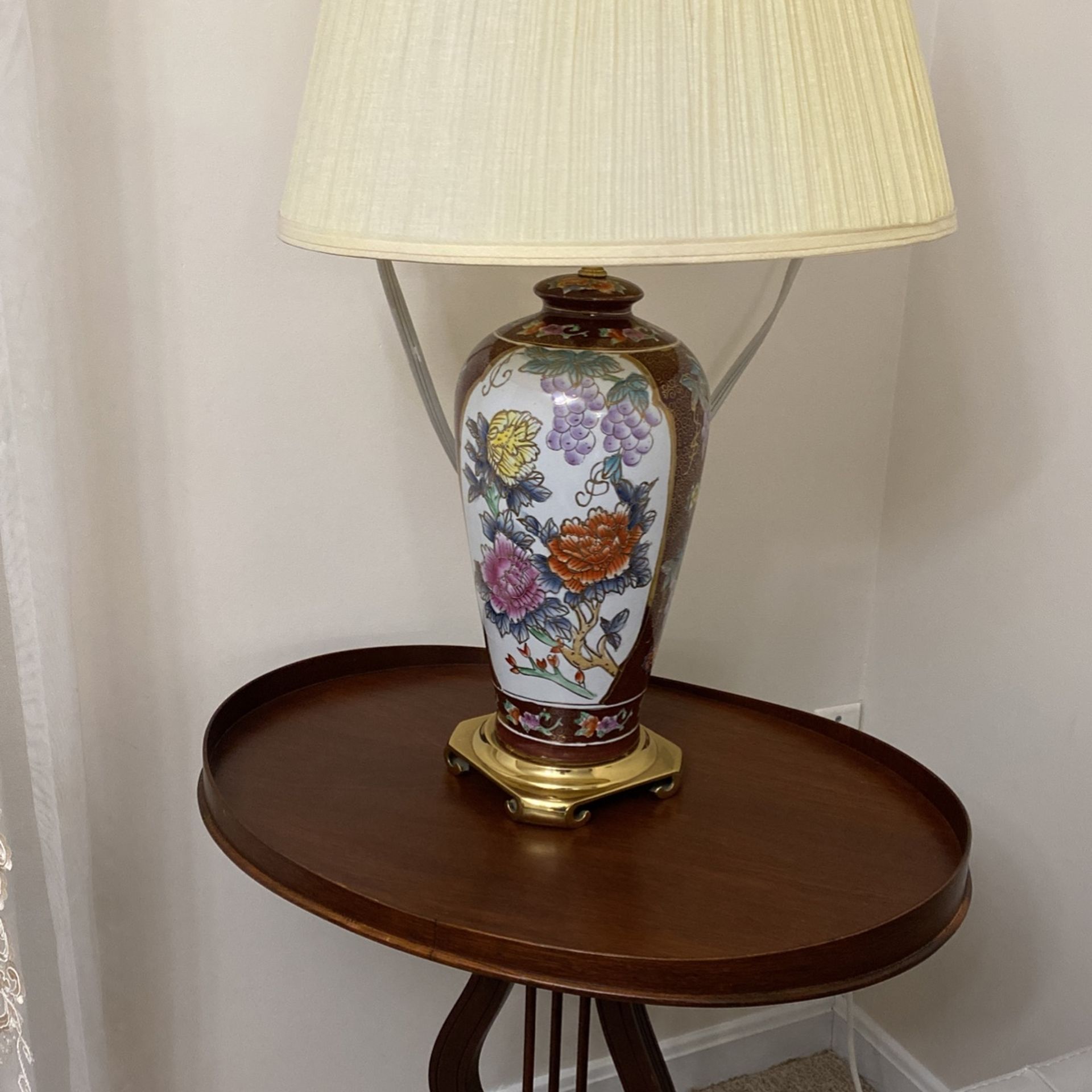 antique stand table night lamp