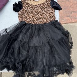 Girls Leopard Dress