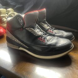 Jordan 2.5 Team "Bred" Black Cement Size 13