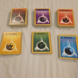 Vintage Pokémon Energy Cards Bulk