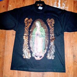 Tshirt With Design Of LA virgen DE GUADALUPE