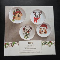 New Inbox Pier 1 Puppy Serving Plates