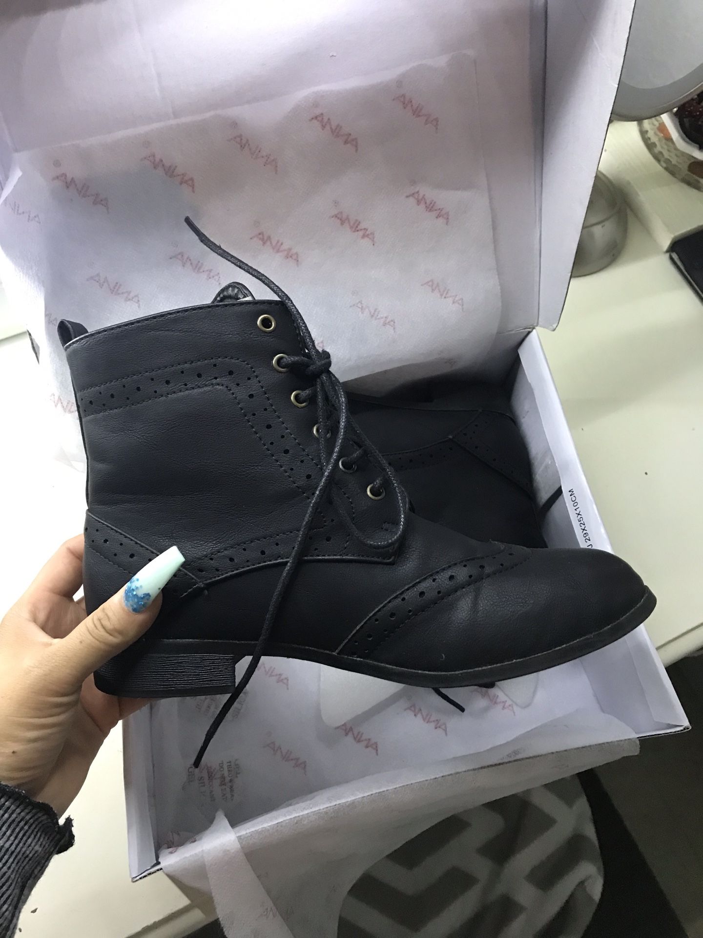 Black booties