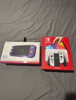 Switch Oled with Nitro Deck