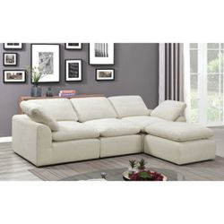 Beige Sectional Sofa 