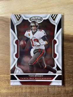 Tom Brady 2022 Panini Certified Football No. 92