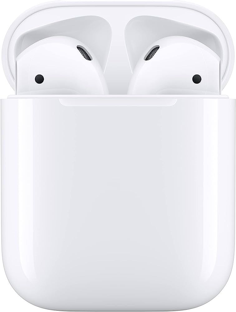 Like New! Apple AirPods (2nd Generation) Wireless Earbuds with Lightning Charging Case Included. Over 24 Hours of Battery Life, Effortless Setup. Blue