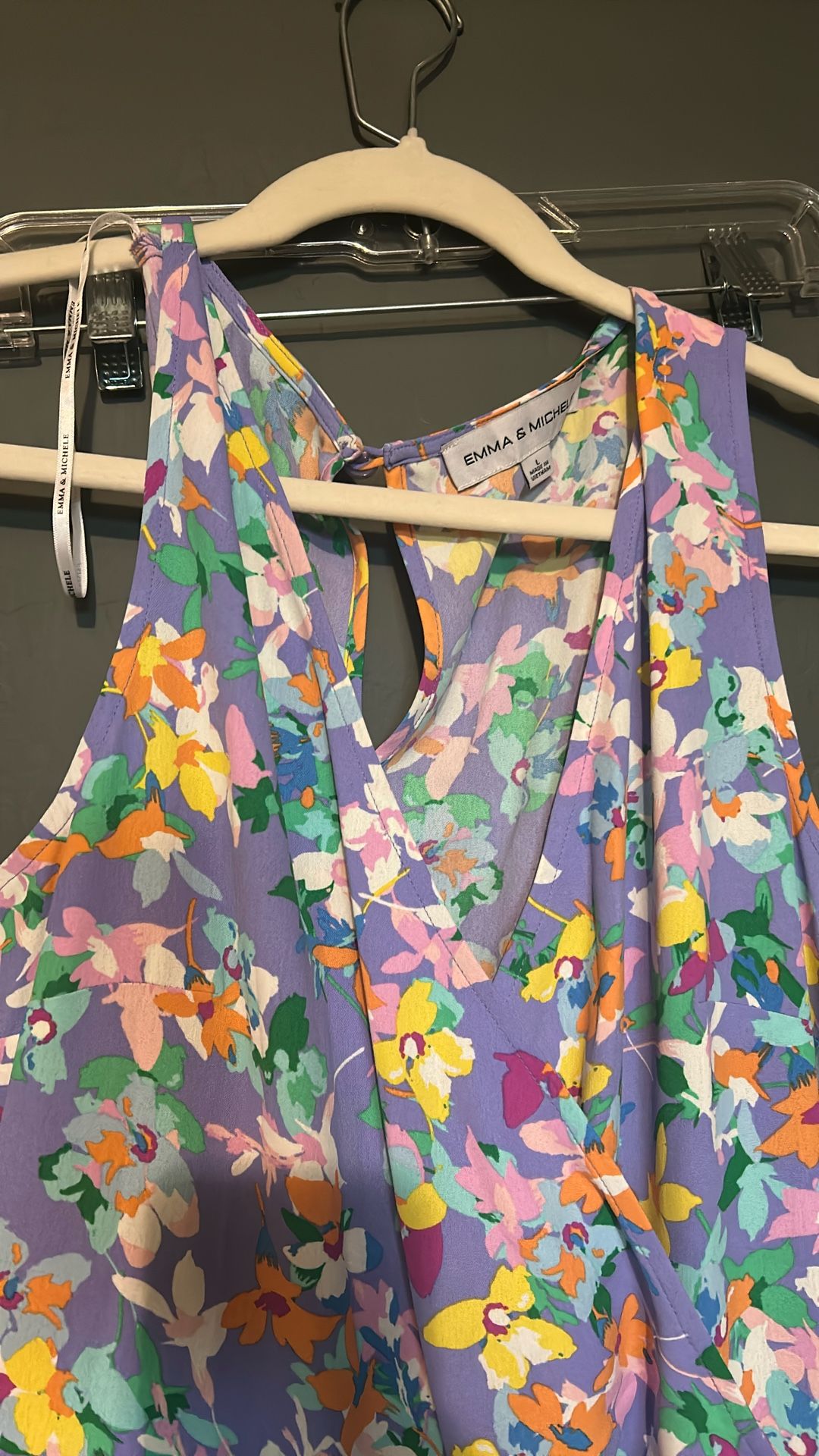 Emma & Michele. The sleeveless, V-neck maxi or midi Short