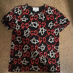 Gucci Navy Ghost Monogram T-Shirt 