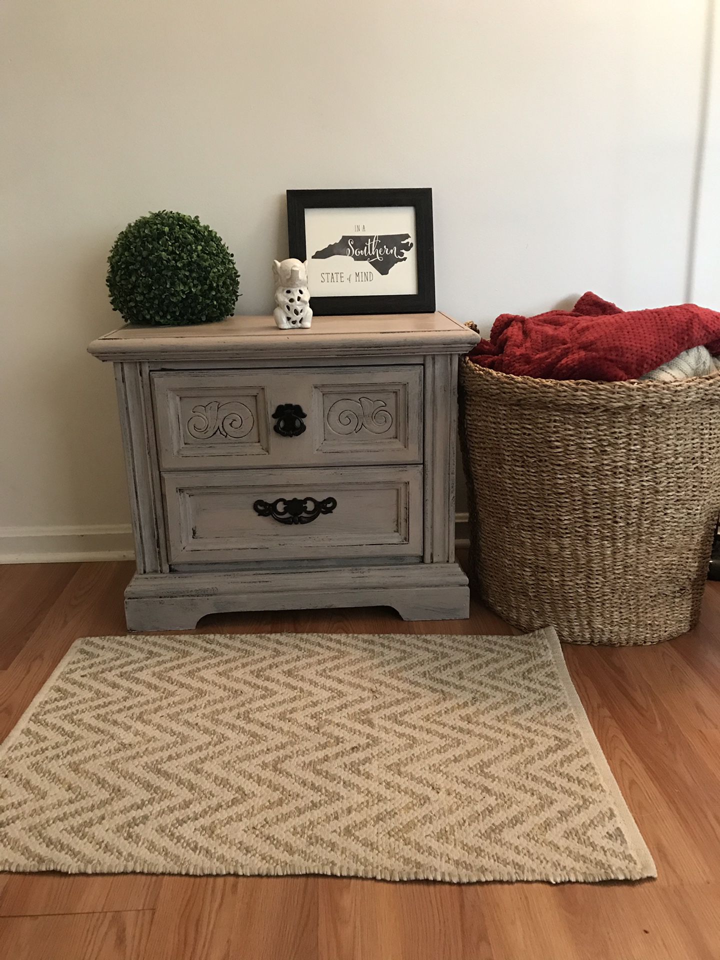 Distressed/shabby chic end table