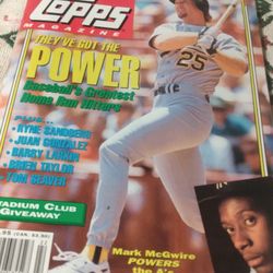 Topps Magazine With Cards And Posters 