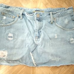 American Eagle Jean Skirt Size 14