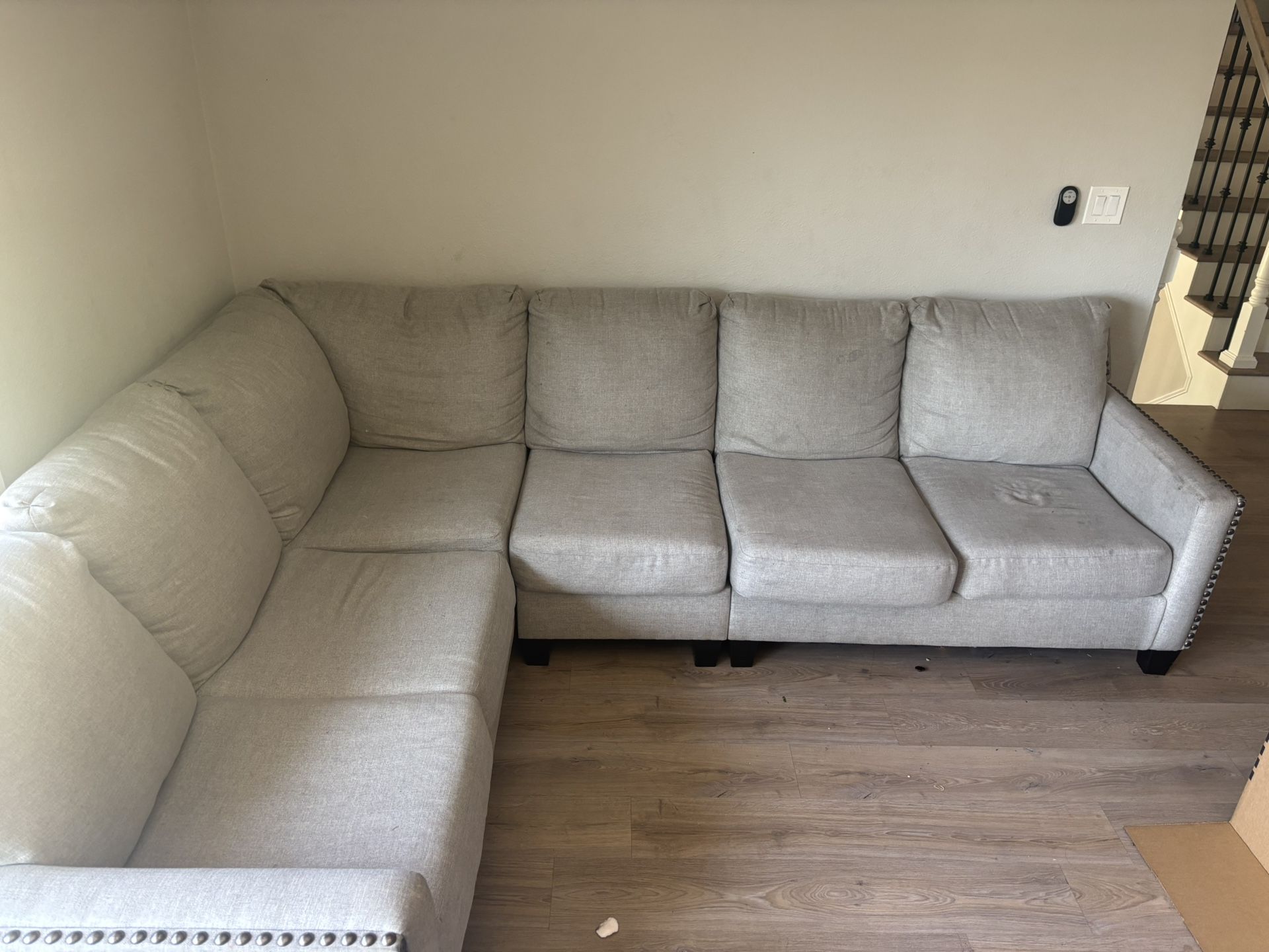 L shaped sofa