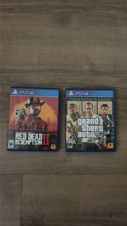 PS4 GTA 5 & Red Dead Redemption 2 - BOTH FOR $20