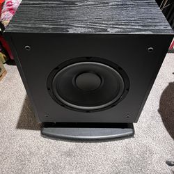 Polk DS2 SW 00402 Black 10" Silicone Powered Subwoofer
