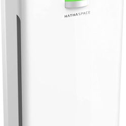 HATHASPACE Smart Air Purifiers for Home, Large Rooms - HSP002 - True HEPA Air Purifier, Cleaner & Filter for Allergies, Smoke, Pets - Eliminator of 99