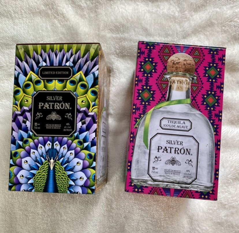 2 Patron Mexican Heritage Tins 