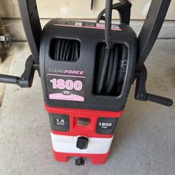Pressure Washer 1800 Psi 1.5gpm