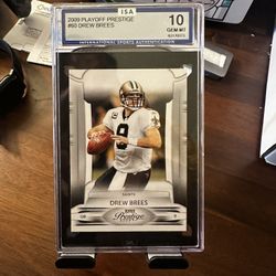 Drew Brees Gem Mint 10