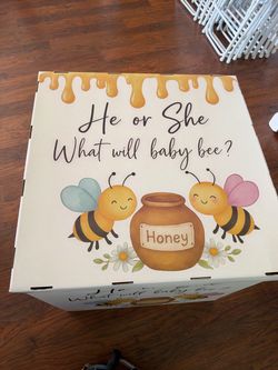 Gender reveal box