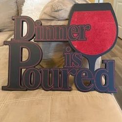 Dining Room / Kitchen Wine Decor Sign