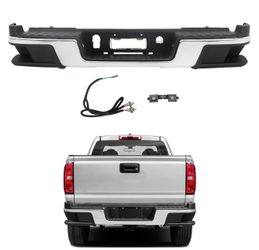 Rear Steel Step Bumper 2015-2022 Chevy Colorado GMC Canyon Chrome Assembly 