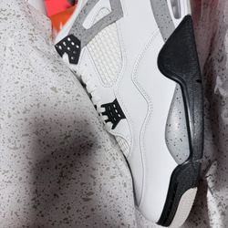 Cement Grey Jordan 4'S Size 12 Men's